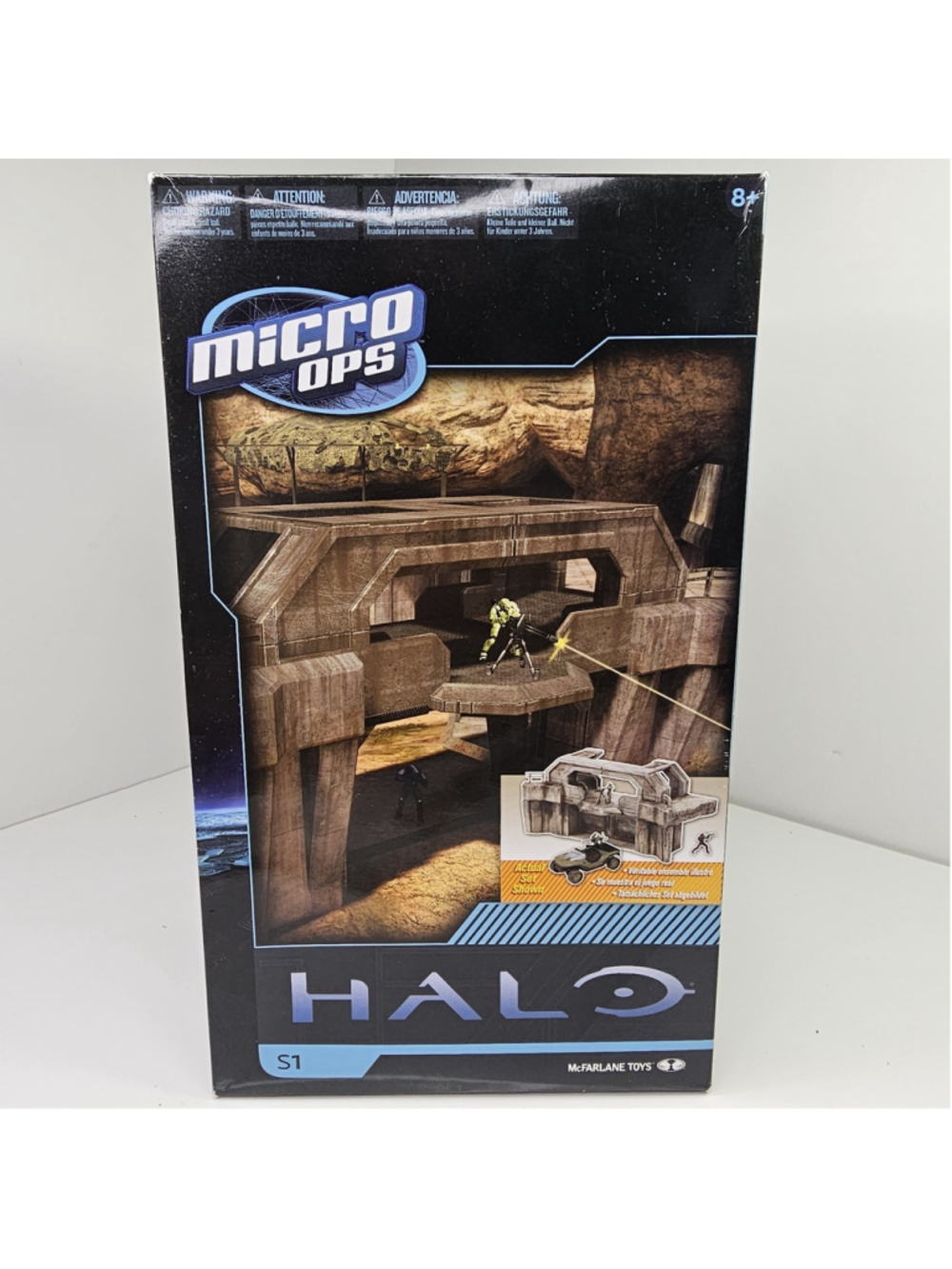 SEALED Halo Micro Ops High Ground Gate S1 McFarlane Toys 2012 Warthog Spartan